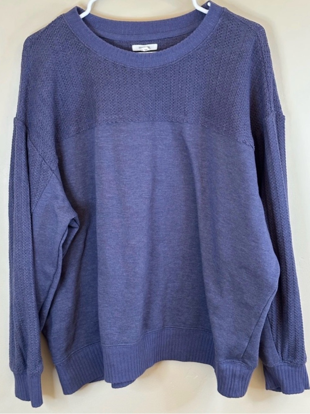 2X Maurices Knit Crewneck Pullover in Blue - P2P 29”
